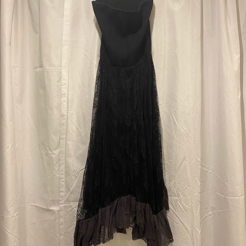 Intimately Black Lace Sleeveless Tube Dress